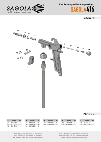 Pistola Selladora 416