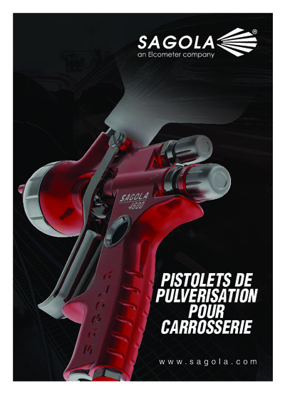 Brochure Pistolets pulvérisation carrosserie