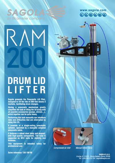 Drum Lid Lifter RAM 200