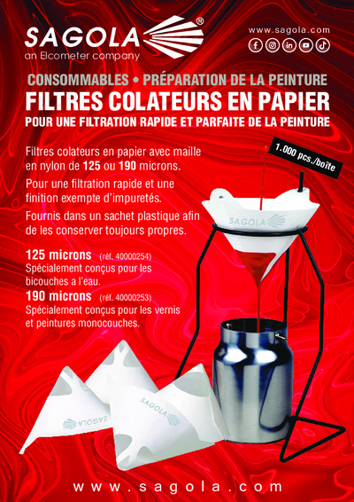 Filtres collateurs en papier