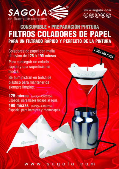 Filtros coladores de papel