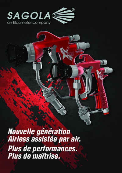 Pistolets Airless assistée par air