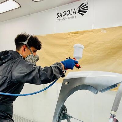 La tecnología de simulación SagolaSPRAY™ arrasa en ferias y centros de formación: todos quieren probarla